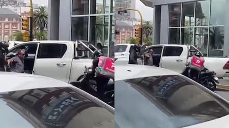 Relatos Salvajes en Mar del Plata: se bajó de la camioneta para discutir, no puso el freno de mano y destrozó un hotel