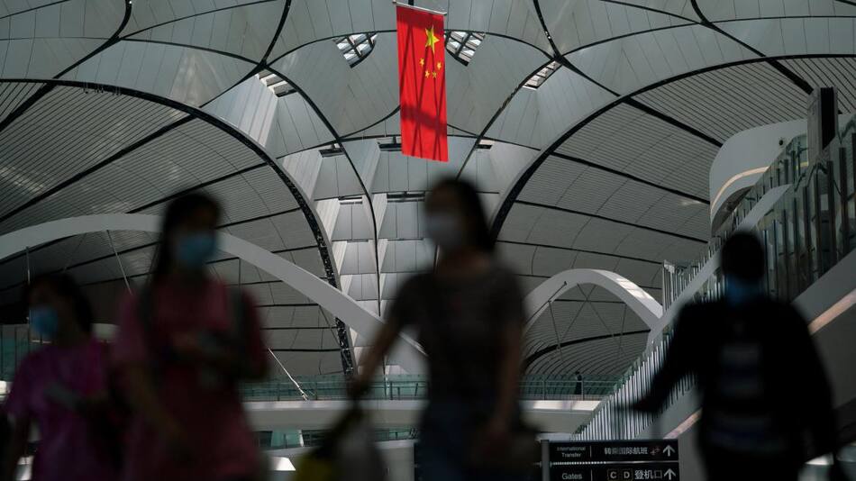 Aeropuerto en China. Foto: Reuters.