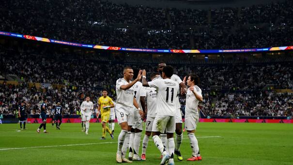 Dos golazos le dieron la Copa Intercontinental al Real Madrid: venció al Pachuca gracias a Mbappé, Rodrygo y Vinícius