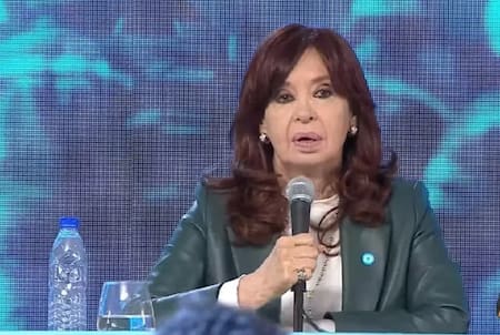 Cristina Fernández de Kirchner en la inauguración del Gasoducto Néstor Kirchner. Foto: captura de video.