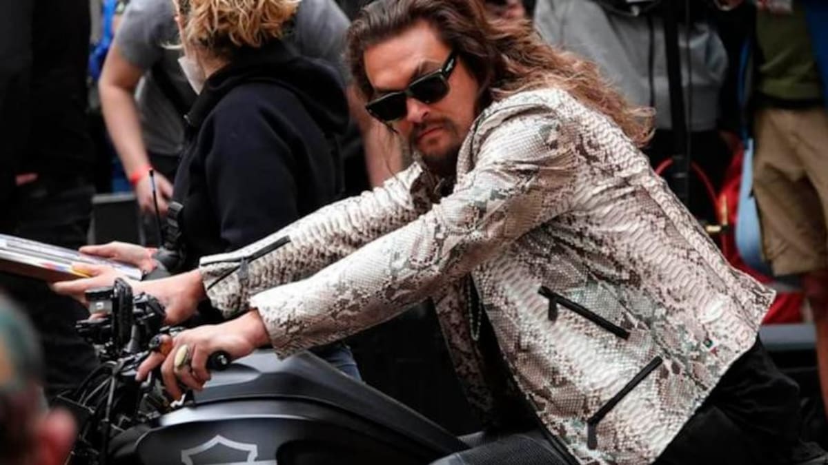Jason Momoa en el rodaje de Fast X. Fotos: NA.