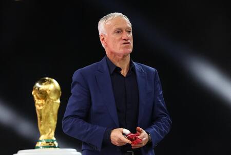 Didier Deschamps en la final del Mundial de Qatar. Foto: REUTERS.