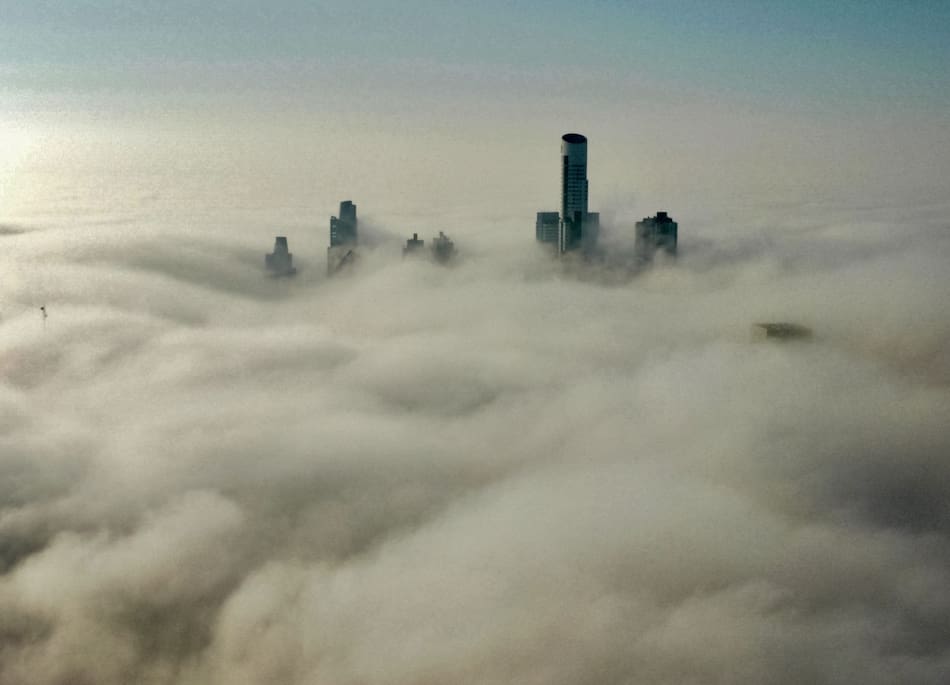 Niebla en Buenos Aires.
