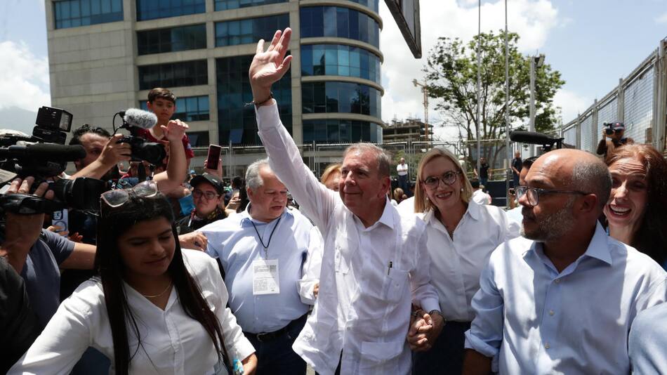 Edmundo González Urrutia, candidato presidencial de Venezuela. Foto: EFE.