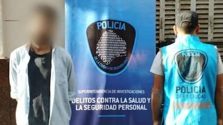 El detenido fue acusado de "tentativa de homicidio y abuso sexual con acceso carnal agravado en el marco de violencia de género". Foto: Policía de la Ciudad