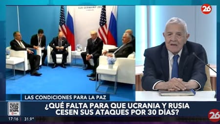 Jorge Castro sobre el posible acuerdo de alto el fuego en Ucrania. Foto: Captura de video.