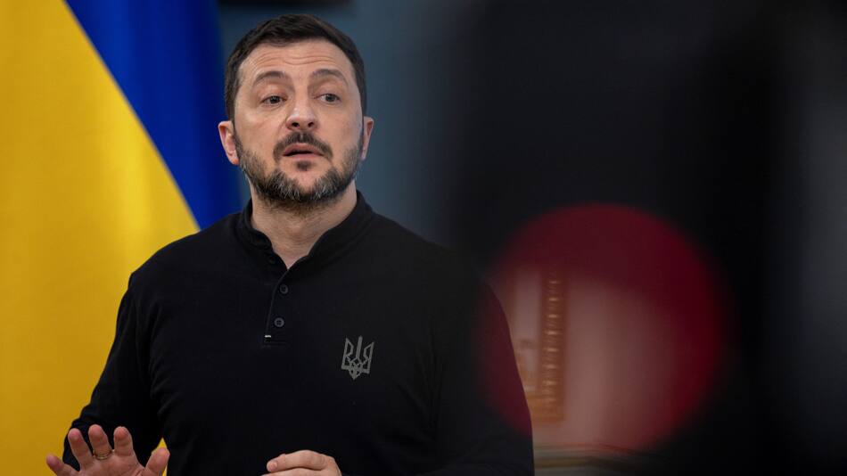 Volodímir Zelenski, presidente de Ucrania. Foto: Reuters/Thomas Peter.