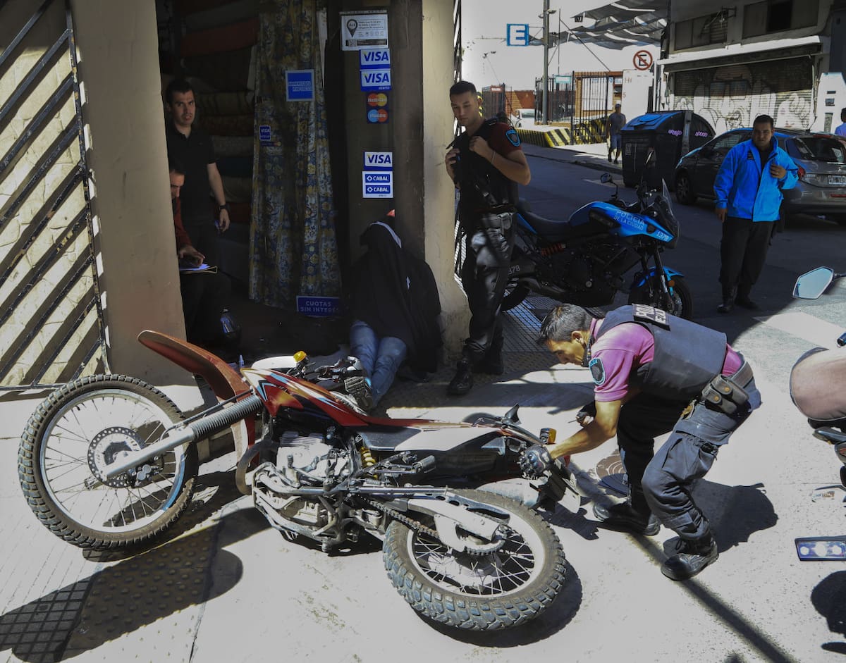 Motochorros. Foto: NA.