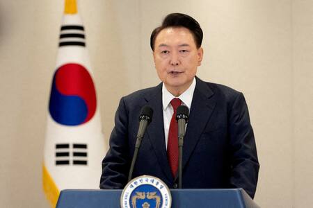 Yoon Suk-yeol, presidente de Corea del Sur destituido. Foto: Reuters.