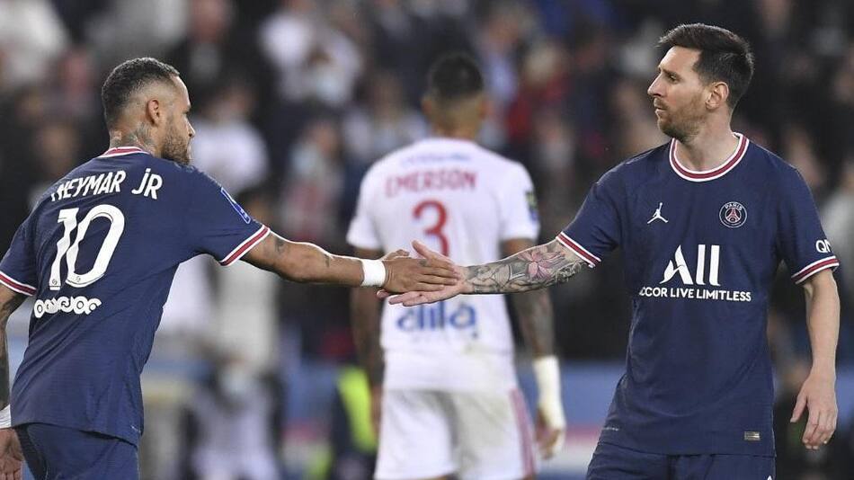 Neymar y Lionel Messi, PSG, foto NA