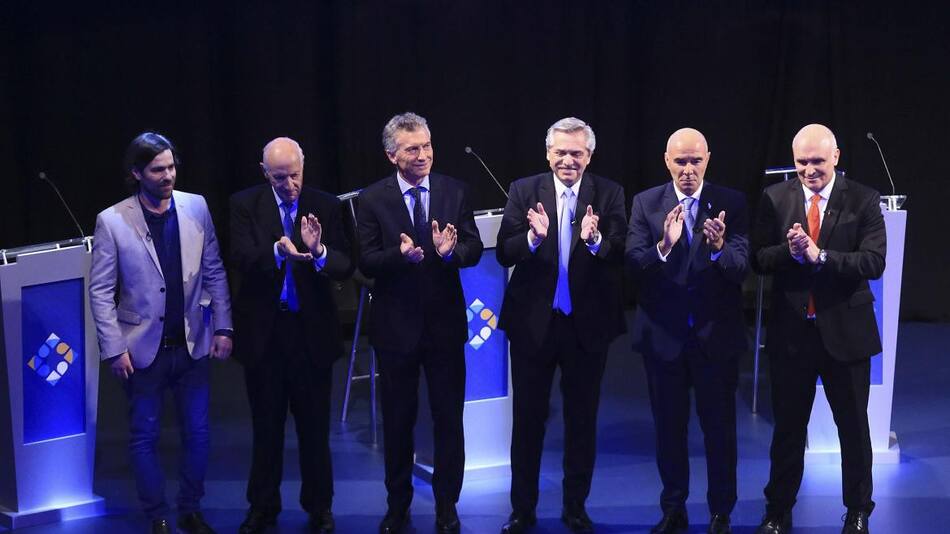 Debate presidencial, candidatos