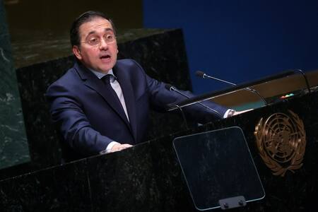 José Manuel Albares, ministro de Exteriores de España. Foto: Reuters.