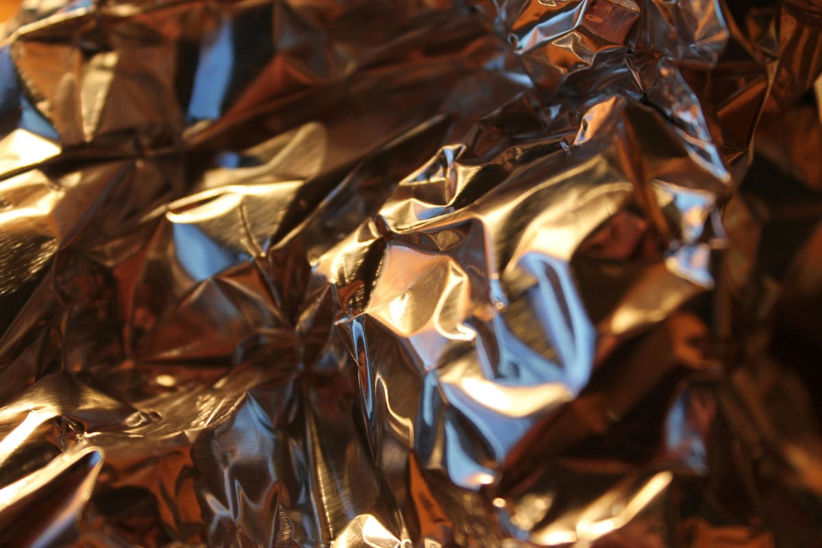 Papel de aluminio. Foto: Unsplash