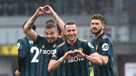 Festejo del Leeds de Bielsa por Premier League, REUTERS