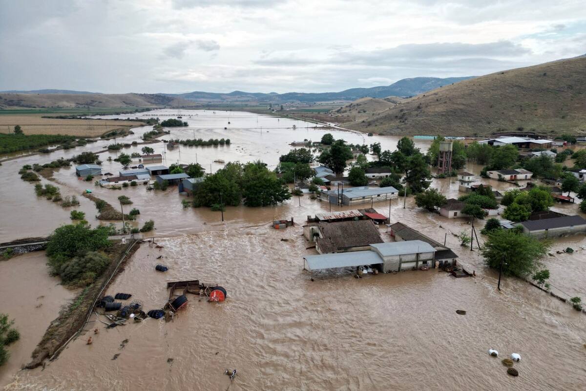 Las inundaciones que provocó la tormenta