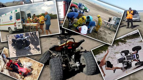 Cuatriciclos en Pinamar: el secretario de Seguridad llamó “imbéciles” a los que ponen en peligro a terceros