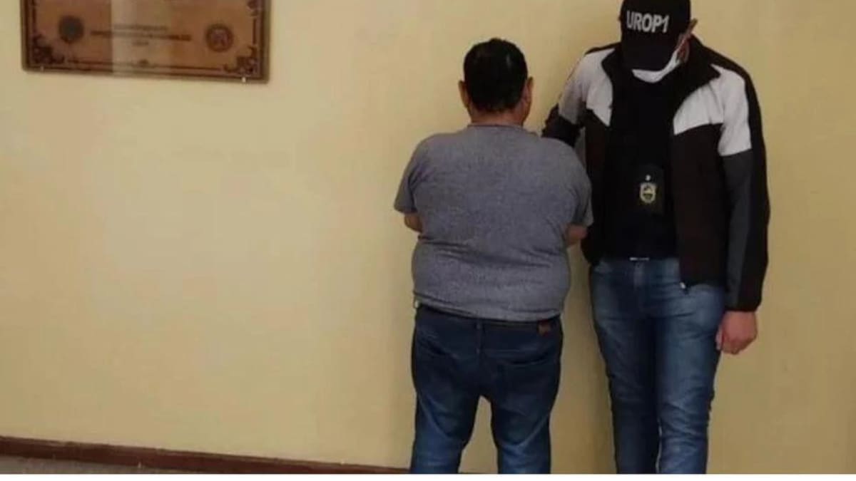 Profesor de equitación detenido. Foto: Télam