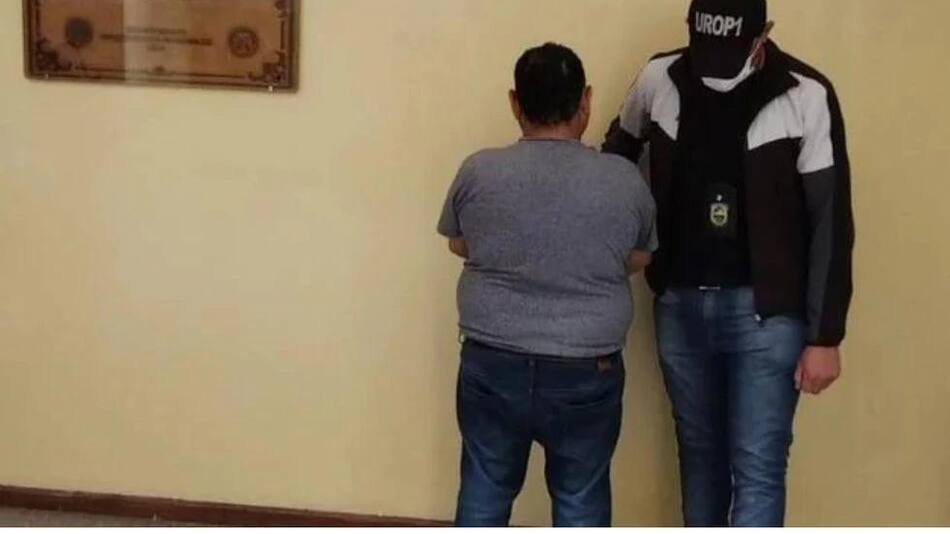 Profesor de equitación detenido. Foto: Télam