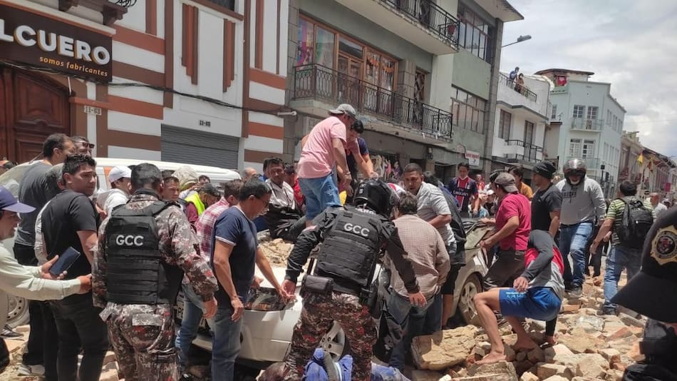 Sismo en Perú. Foto: Twitter @RadioNacionalFM.