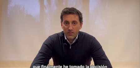 Diego Milito se presentará como candidato a presidente de Racing. Foto: Captura.