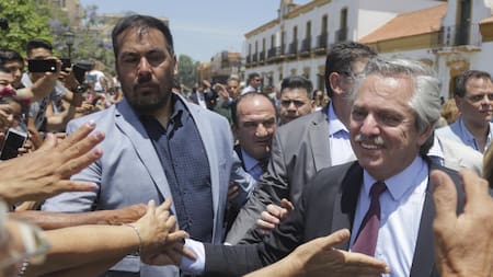 Alberto Fernández, en misa de Luján, NA