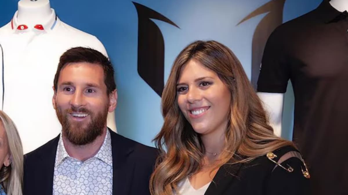 Lionel y María Sol Messi.