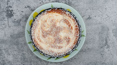 Paso a paso para realizar la crostata de dulce de leche y coco.