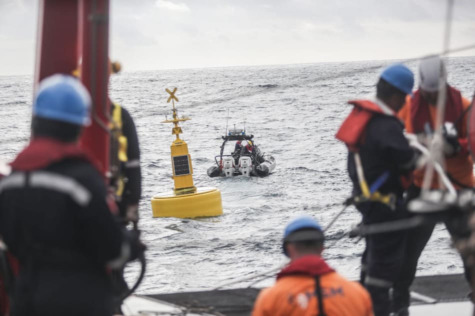 Perú instala de dos boyas oceanográficas. Foto: @TReporta