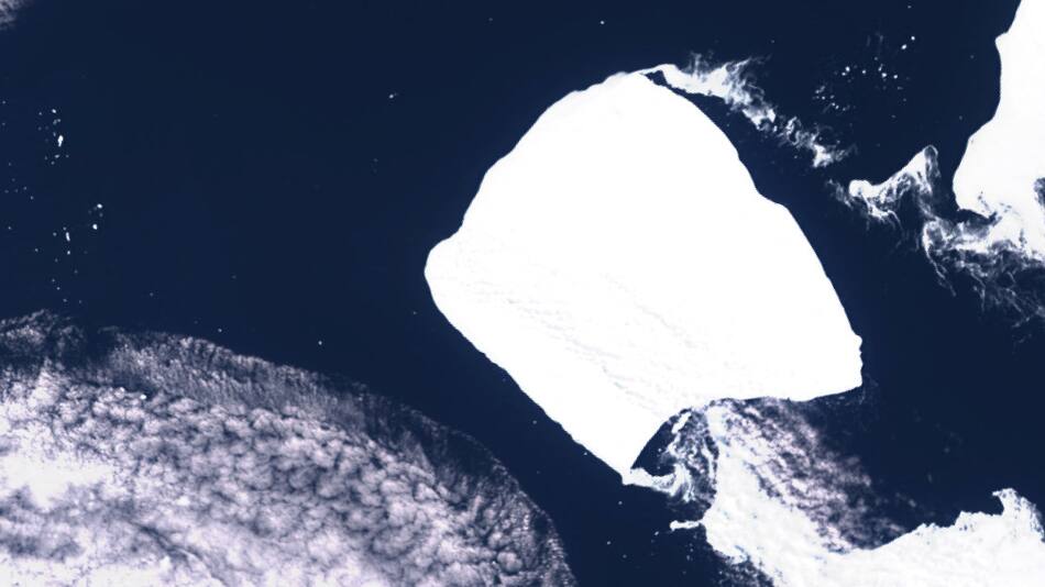 Iceberg A23a. Foto: Reuters.