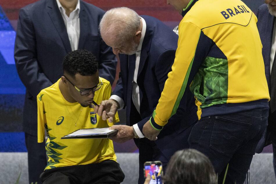 Lula da Silva anunció inversión en el deporte paralímpico de Brasil. Foto: EFE.