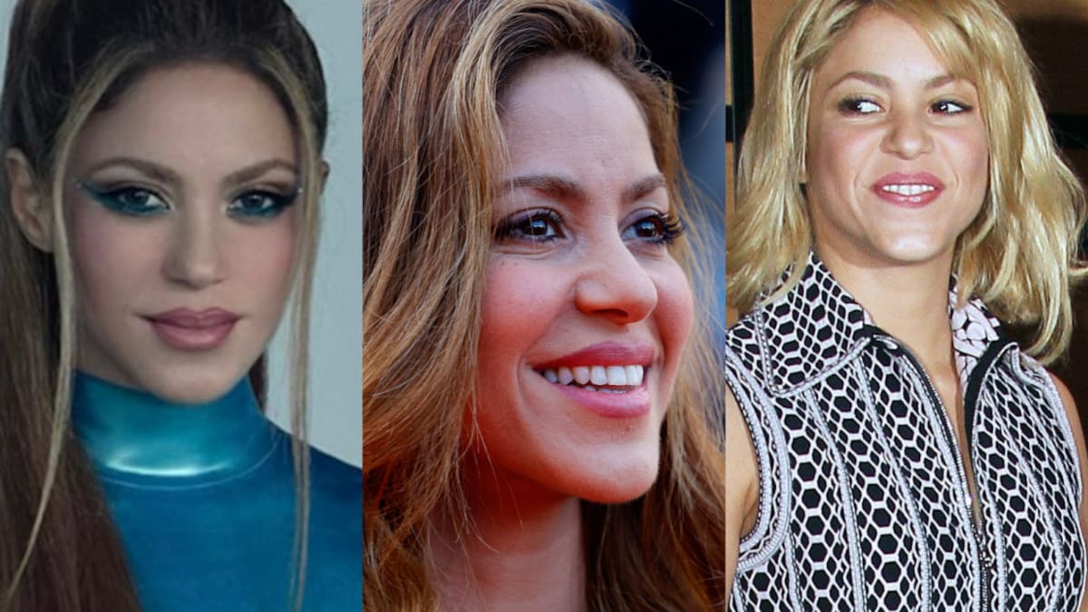 Shakira se sometió a diferentes retoques estéticos. Fotos: archivo.