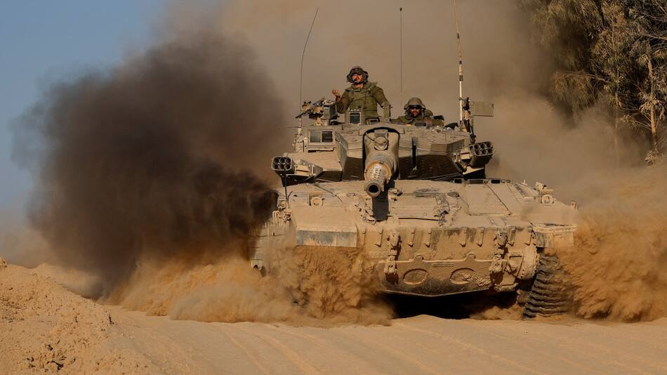 Nuevos ataques israelíes en la Franja de Gaza. Foto: Reuters.