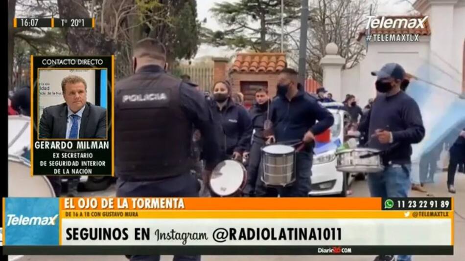 Gerardo Milman, ex Secretario de Seguridad Interior de la Nación, RADIO LATINA