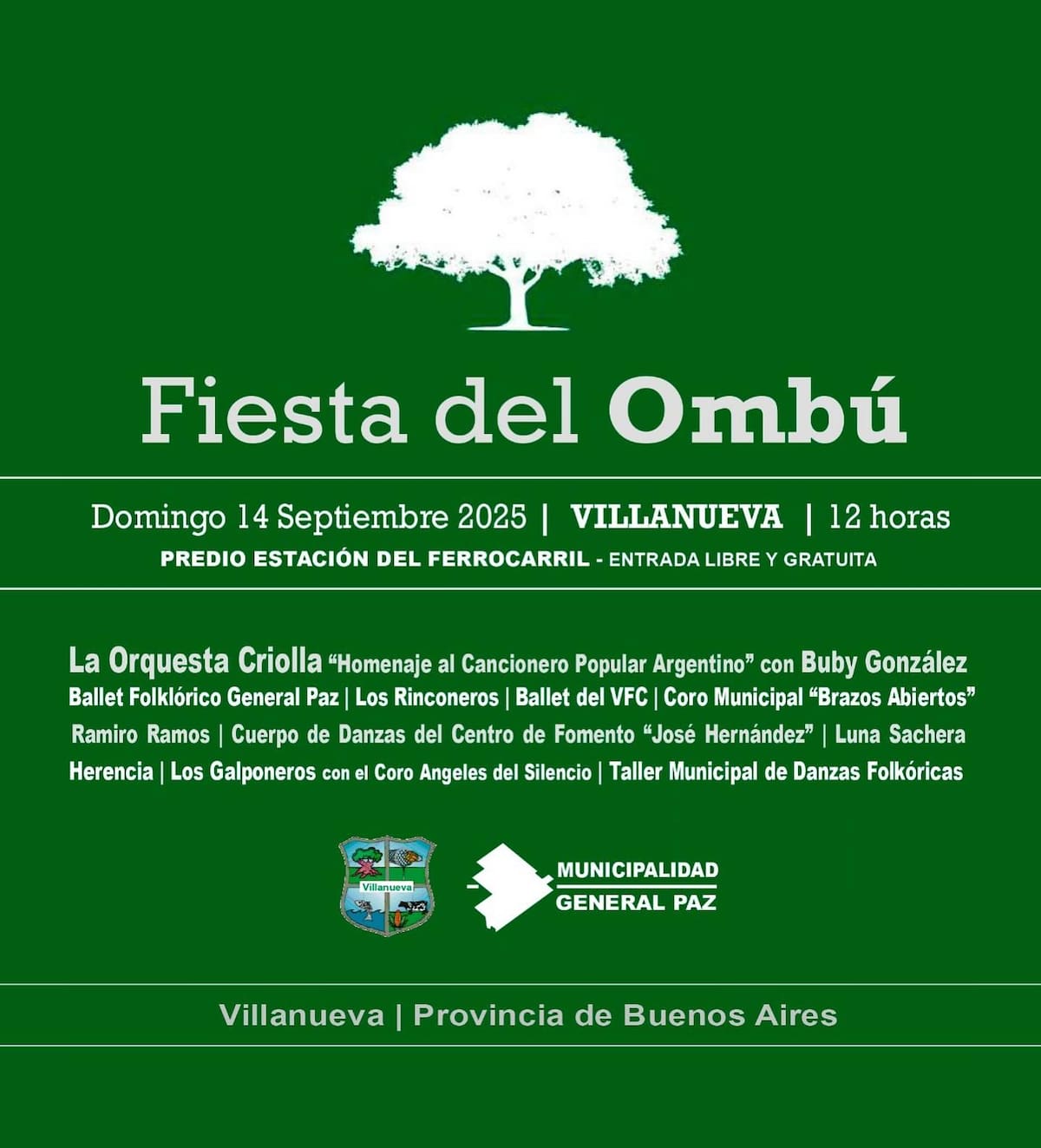 Un encuentro para disfrutar de la música, la danza y nuestras raíces populares.