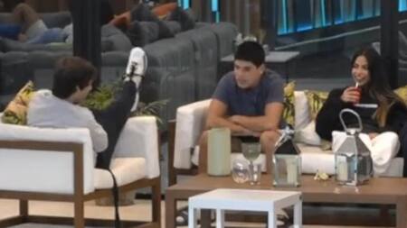 Thiago, Agustín y Daniela. Foto: captura.