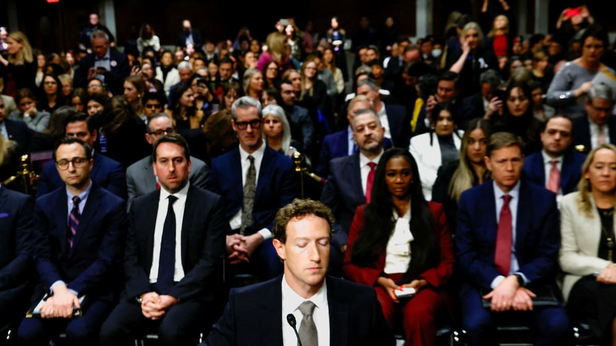 El pedido de disculpas de Zuckerberg. Foto: Reuters