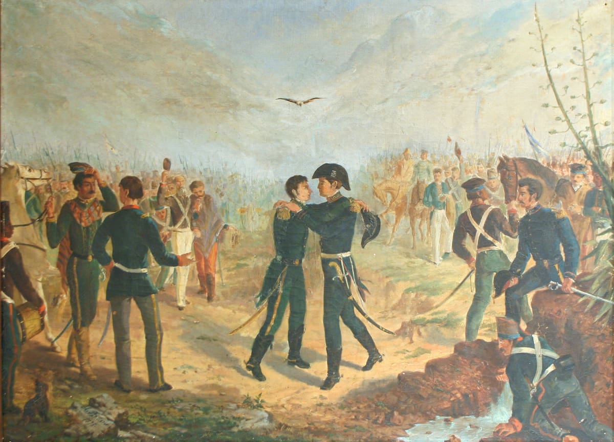Encuentro en Belgrano y San Martín