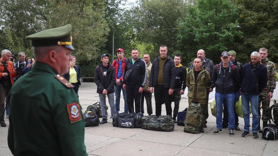 Reservistas rusos en la movilización parcial_Reuters