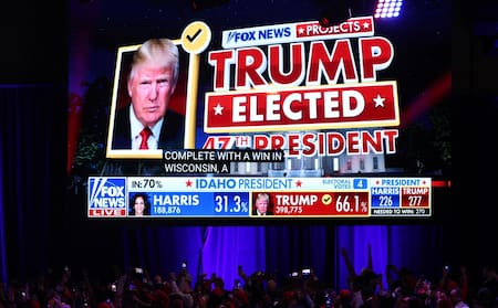 Triunfo de Donald Trump; elecciones en Estados Unidos. Foto: Reuters