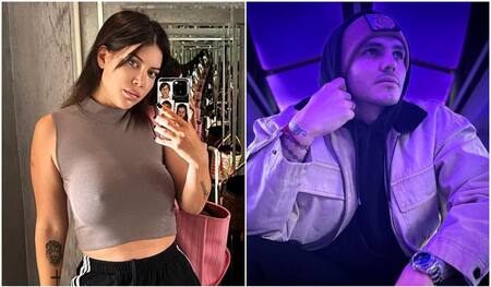 Wanda Nara y Mauro Icardi. Fotos: Instagram.