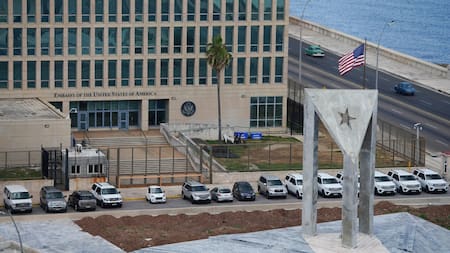 Embajada norteamericana en Cuba. Foto: Reuters.