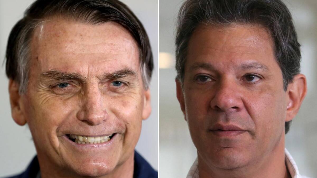 Elecciones en Brasil - Bolsonaro - Haddad
