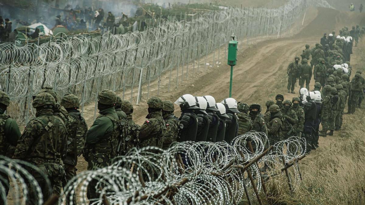 Cuarteles polacos, guerra en Ucrania. Foto: EFE