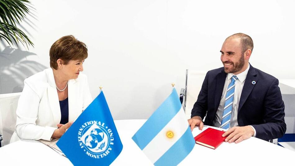 Kristalina Georgieva y Martín Guzmán, reunión con FMI, NA