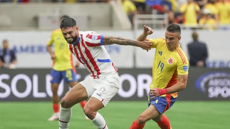 Colombia vs. Paraguay; Copa América 2024. Foto: EFE.