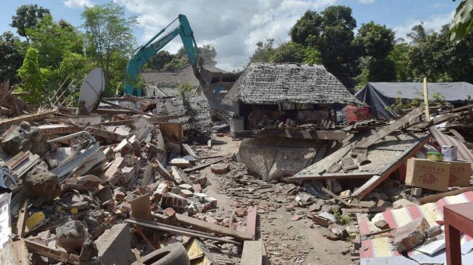 Terromoto en Indonesia