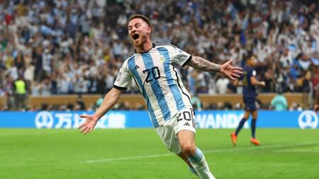 Alexis Mac Allister jugó una final soñada. Foto: Reuters.