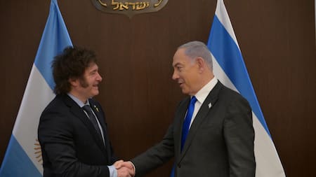 Javier Milei se reunió con Benjamín Netanyahu Foto: X @netanyahu