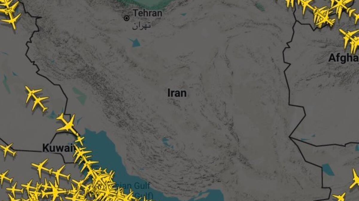 Espacio aéreo de Irán.