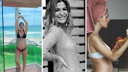 Ola de embarazos en la farándula, actrices argentinas